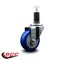 Service Caster 3.5'' Blue Poly Wheel Swivel 1-1/4'' Expanding Stem Caster SCC-EX20S3514-PPUB-BLUE-114 - alternate 2